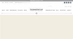 Desktop Screenshot of farmaesthetics.com